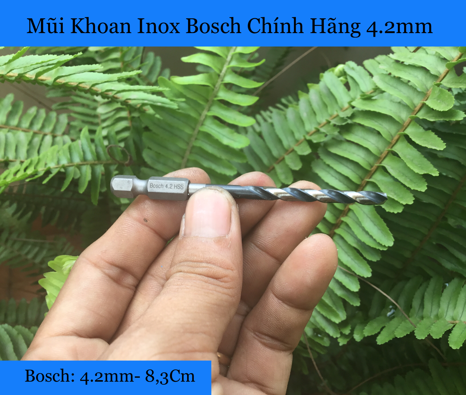 Mũi Khoan Inox ImPact HSS Chính Hãng 4.2mm