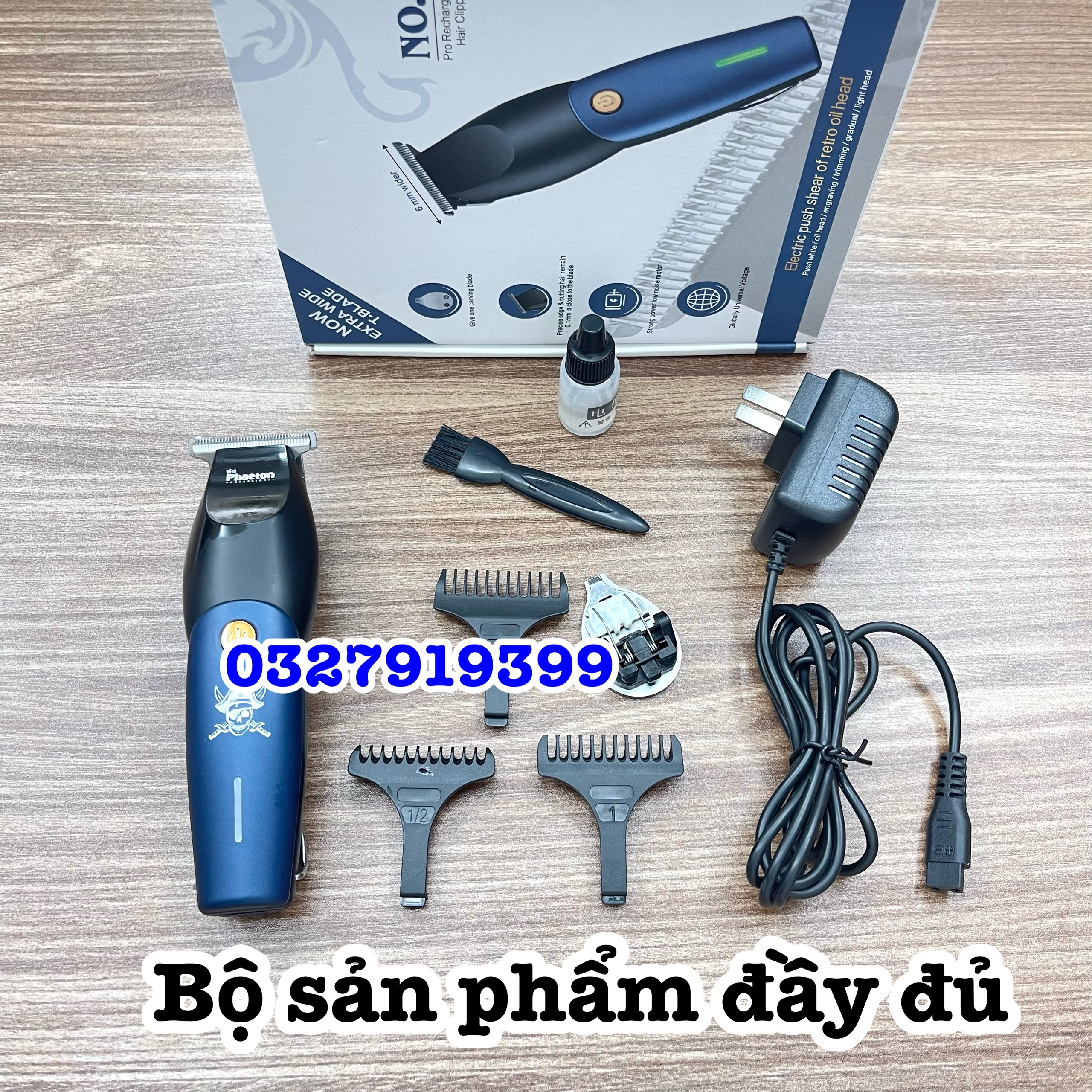 ✅ Tông đơ cạo viền cao cấp Phaeton No3