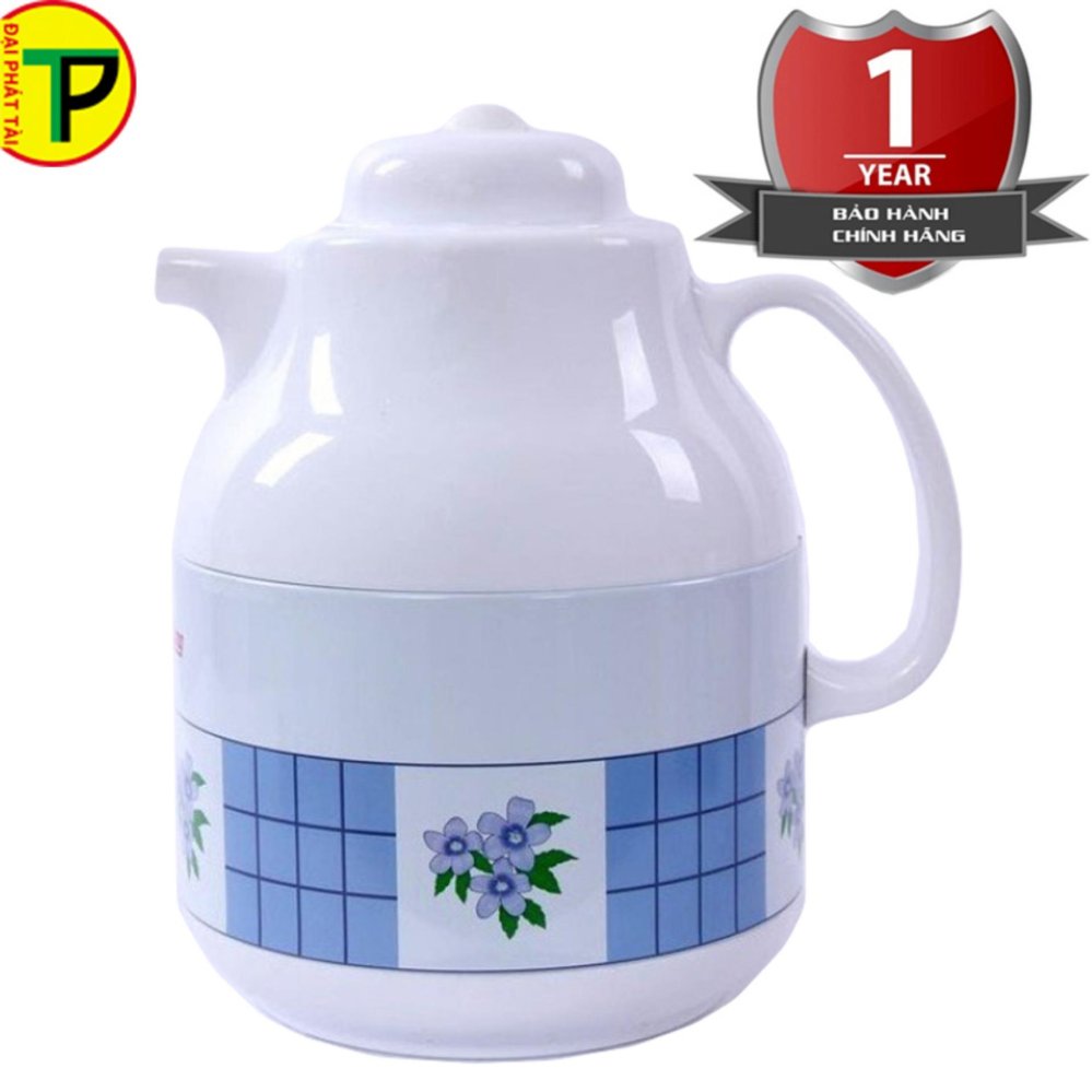 [HCM]Bình trà giữ nhiệt Rạng Đông RD-1055 TS 1 lít (trắng)