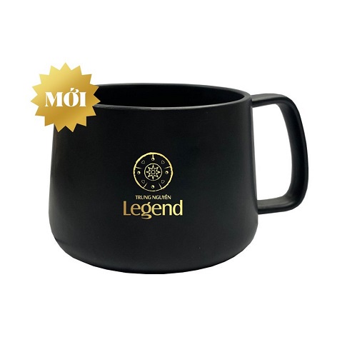 [COMBO 2 Ly] Trung Nguyên Legend - Ly Gốm Sứ Legend VIP Đen - 350ml