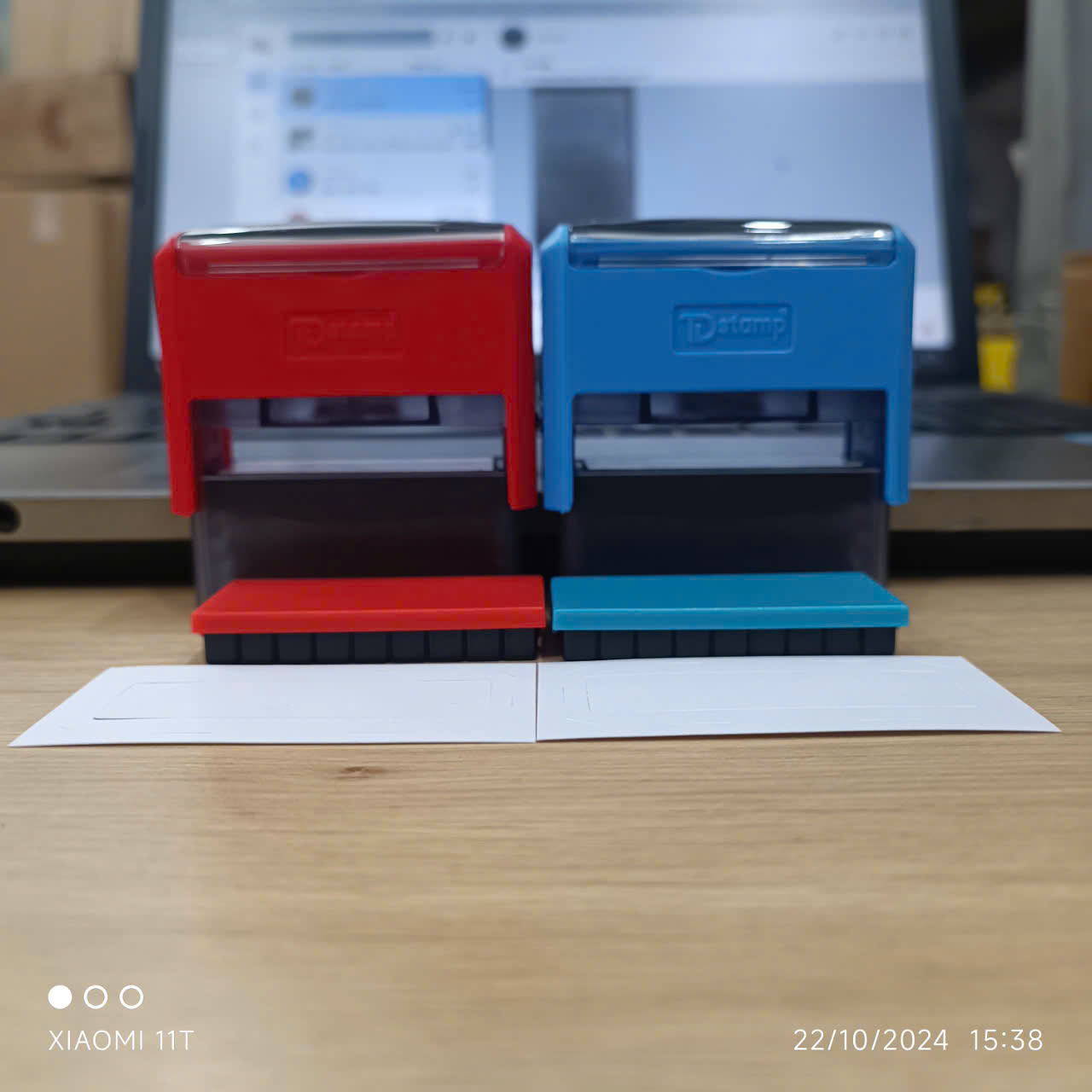 [HCM]Khắc dấu tên 1 dòng dài TDstamp T-217