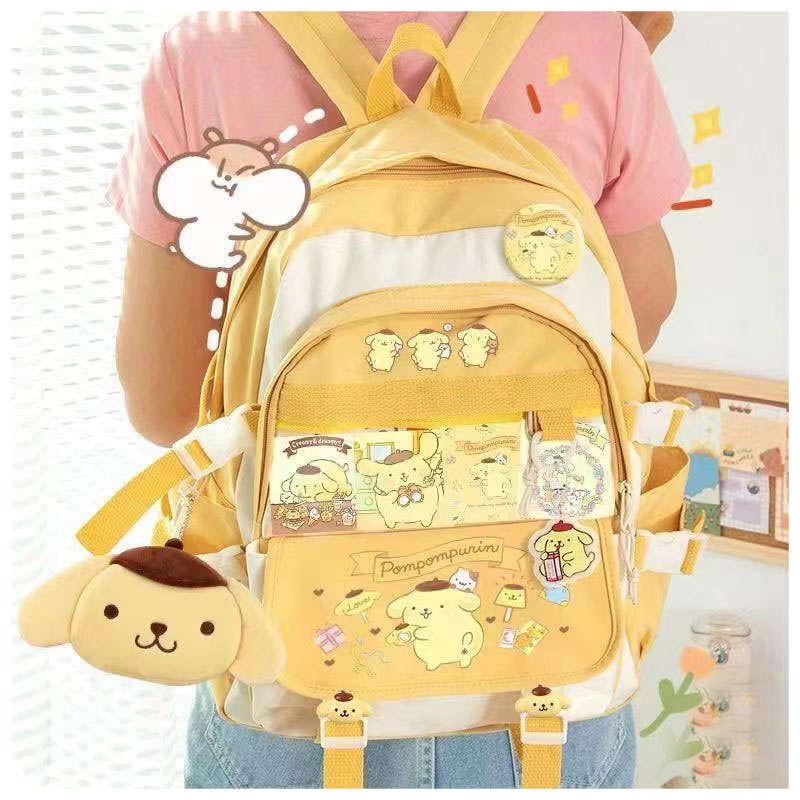 Bololo kuromi balo đi học cỡ lớn hình chú chó yumui dễ thương cho nữ