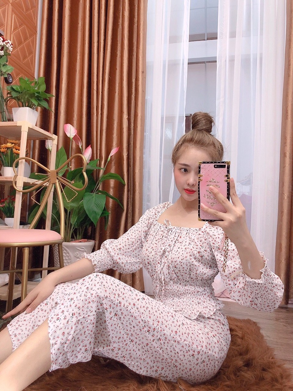 [HCM]Set bộ thổ cẩm dài tay cao cấp  -HM #thổ cẩm