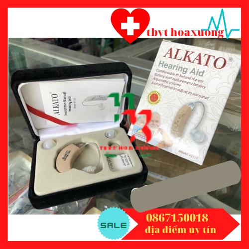 [ Hàng Cao Cấp] Máy Trợ Thính Bỏ Túi Có Dây Alkato VT238