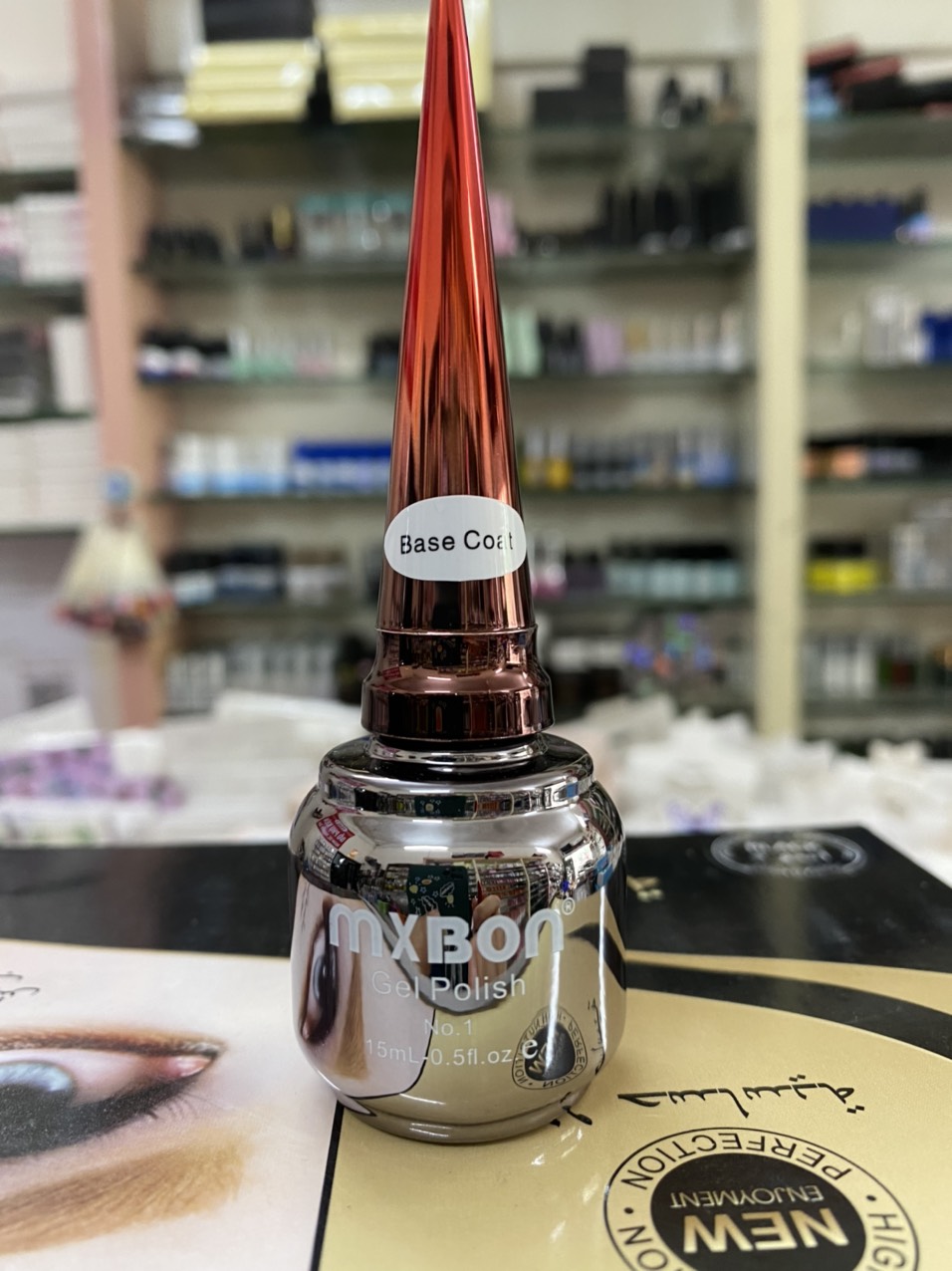 Sơn gel móng tay liên kết,  bóng mxbon ( base , top )