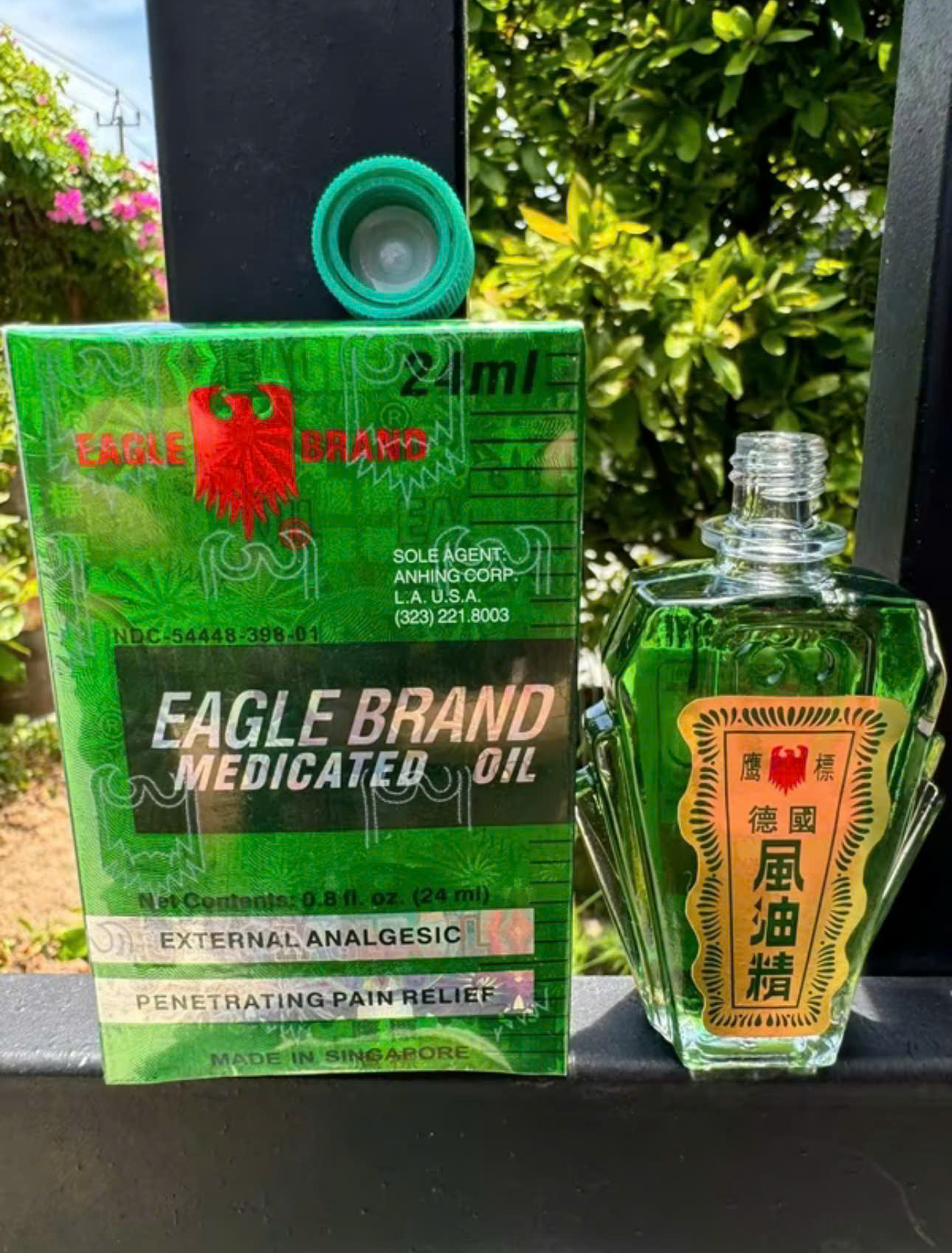COMBO 3 Hộp Dầu Gió Xanh 2 Nắp SINGAPORE Nhập Khẩu Chính Hãng - 24ml