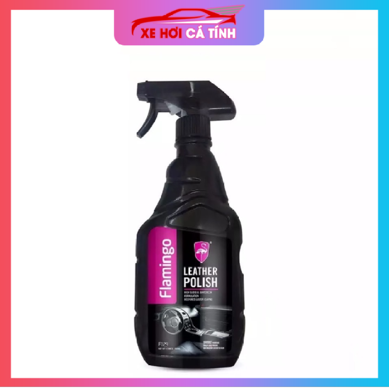 Xịt dưỡng nội thất ghế da Flamingo Leather Polish F029 loại cao cấp, sản phẩm tốt đạt chất lượng cao, cam kết sản phẩm nhận được như hình