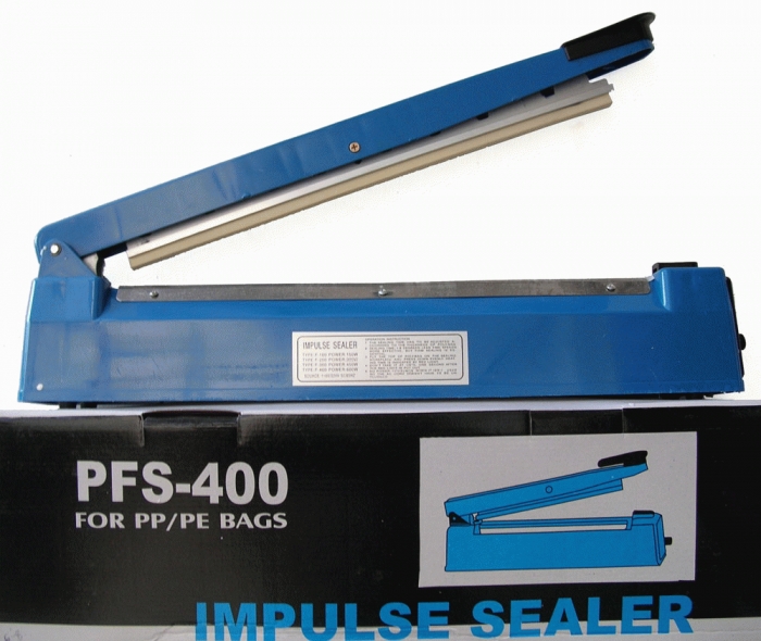 máy hàn miệng túi dài 40cm (PFS400) VỎ NHỰA + TẶNG 1 BỘ DÂY NHIỆT- máy ép miệng túi zip, túi nilong
