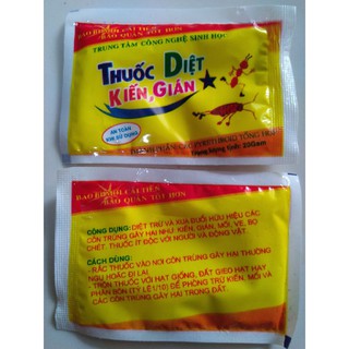 (Combo 5 gói) Thuốc diệt kiến gián Hanpet sinh học mỗi gói 20gr