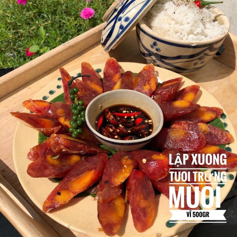 1Kg Lạp Xưởng Tôm Trứng Muối