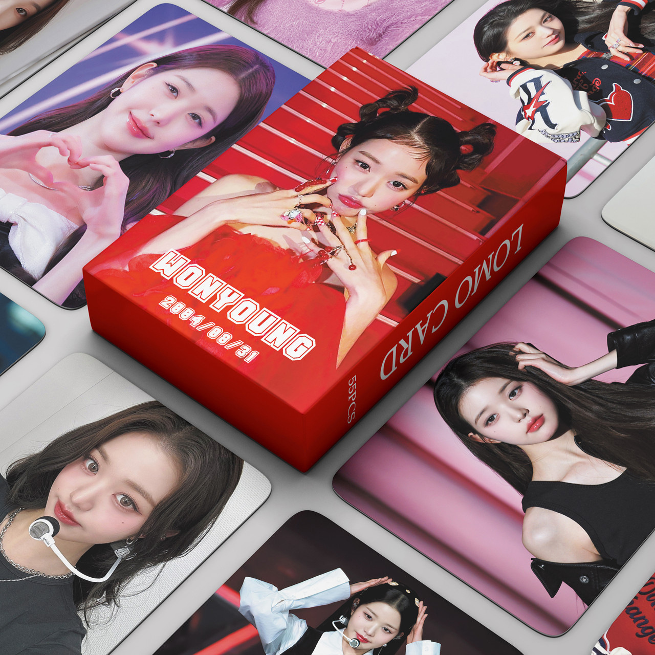 Set 55 lomo card IVE - WONYOUNG 2023