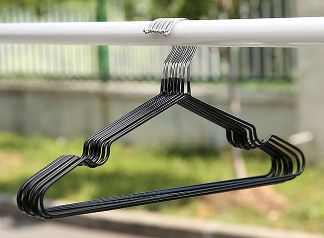Móc Kim Loại Treo Quần Áo Siêu Bền 40cm ( bộ 10 móc)