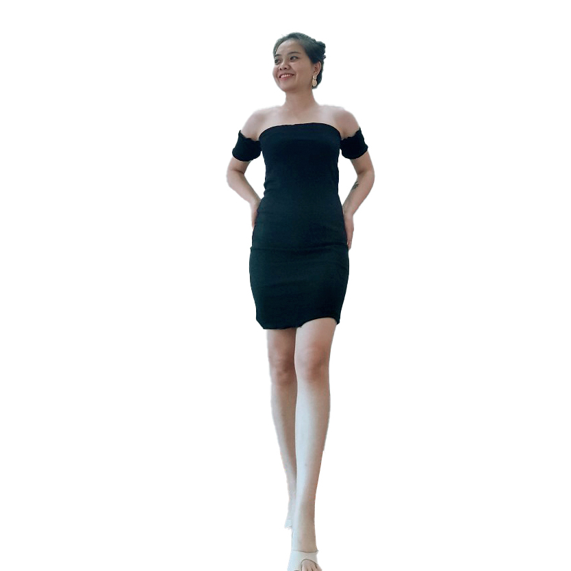 Đầm body trễ vai thời trang XIXO cao cấp
