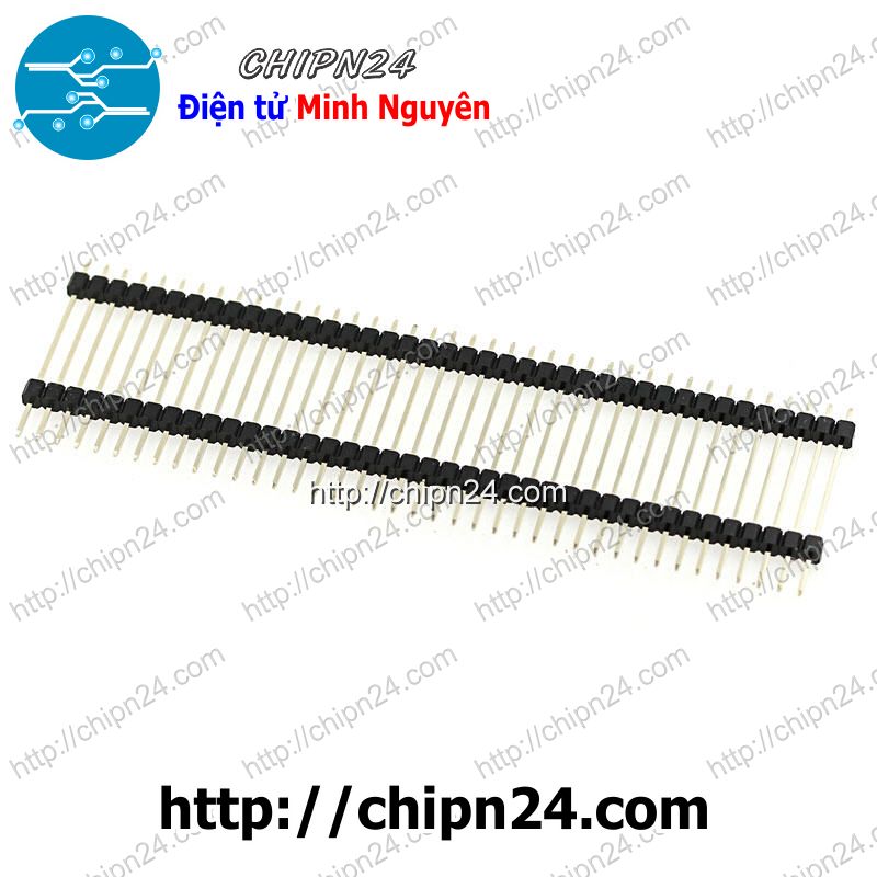 Header hàng rào đực đơn 2 tầng 30mm 2.54mm 1x40p