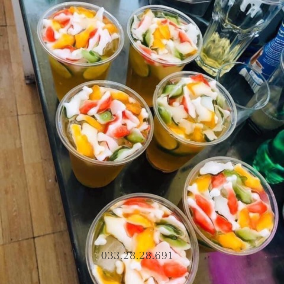 Thạch Dou xian Cá 4 MÀU 2.5KG