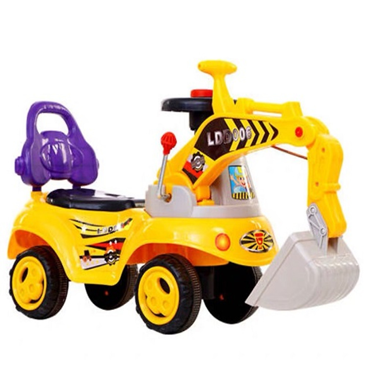 Xe Cẩu Chòi Chân Cho Bé Yêu 066  (Giao Màu Ngẫu Nhiên )
