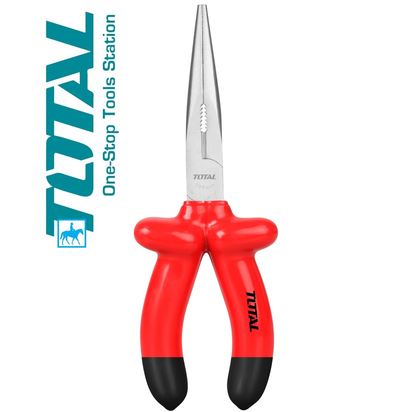 Kìm Điện Mỏ Dài Cách Điện 8inch 200mm TOTAL THTIP381