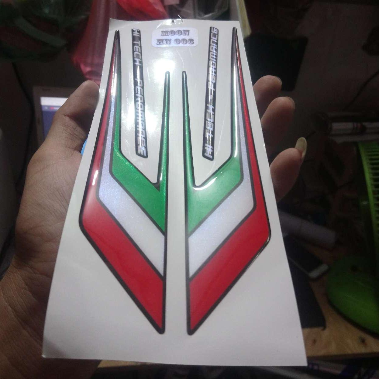 Tem logo nổi dán nẹp sườn sh camay