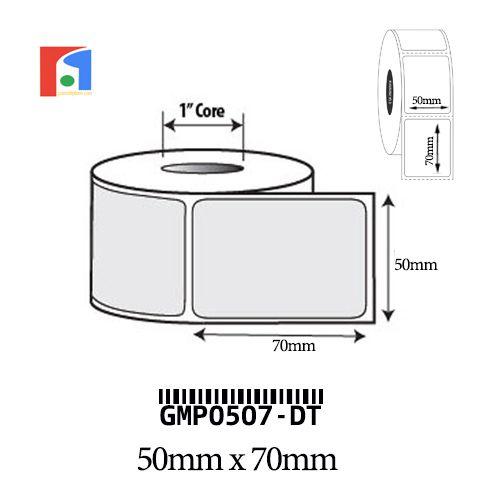 Hộp 5 cuộn decal nhiệt in tem nhãn 50x70 mm, cuộn 30m.
