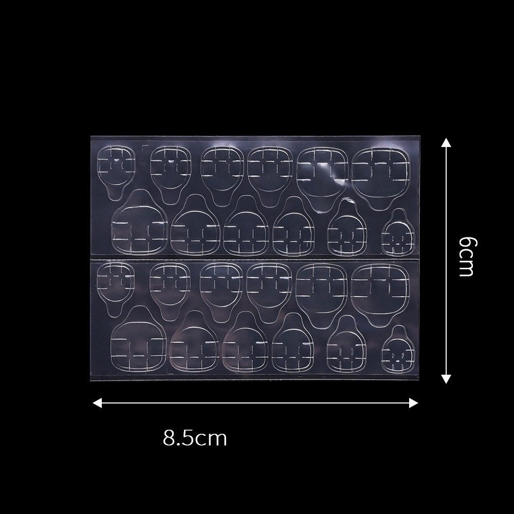 Keo Dán Móng 2 Mặt Silicon-24 Đầu Móng