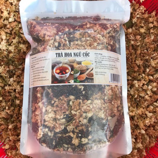 1kg Trà hoa ngũ cốc đóng túi zip