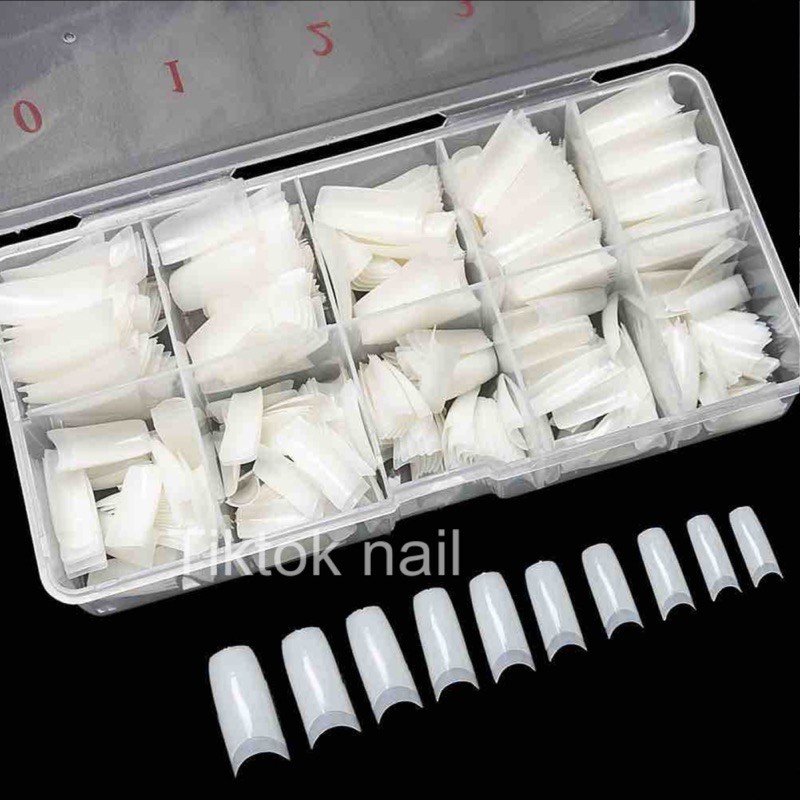 móng nối và úp hộp nhựa 500 móng !