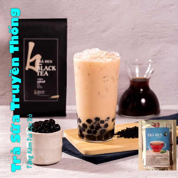 [HCM]TRÀ SỮA TRUYỀN THỐNG BỘT KEM BÉO ( set nấu 10 chai )[tặng trân châu]