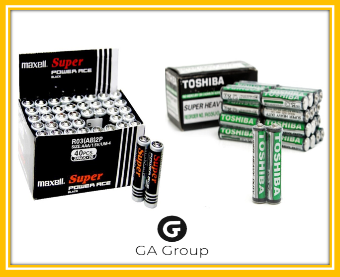 Hộp 40 viên maxell-toshiba- pin aaa