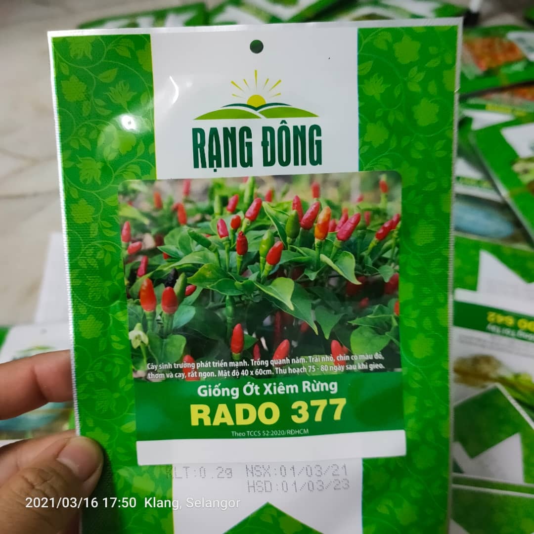 Hạt Giống Ớt Xiêm Ớt Hiểm Rừng