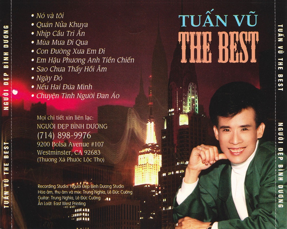 Bộ 8 đĩa cd nhạc Tuấn Vũ 1
