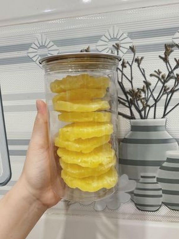 Thơm sấy dẻo lon pet 400g - ngon mê ly