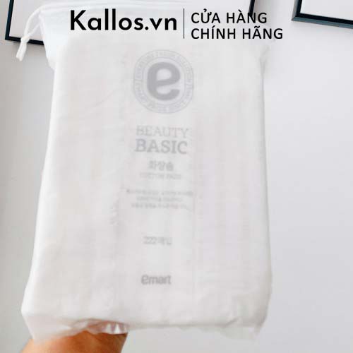 Bông tẩy trang emart cotton pads 222 miếng