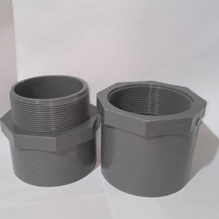 Ren trong ,ren ngoài pvc phi 60,75,90