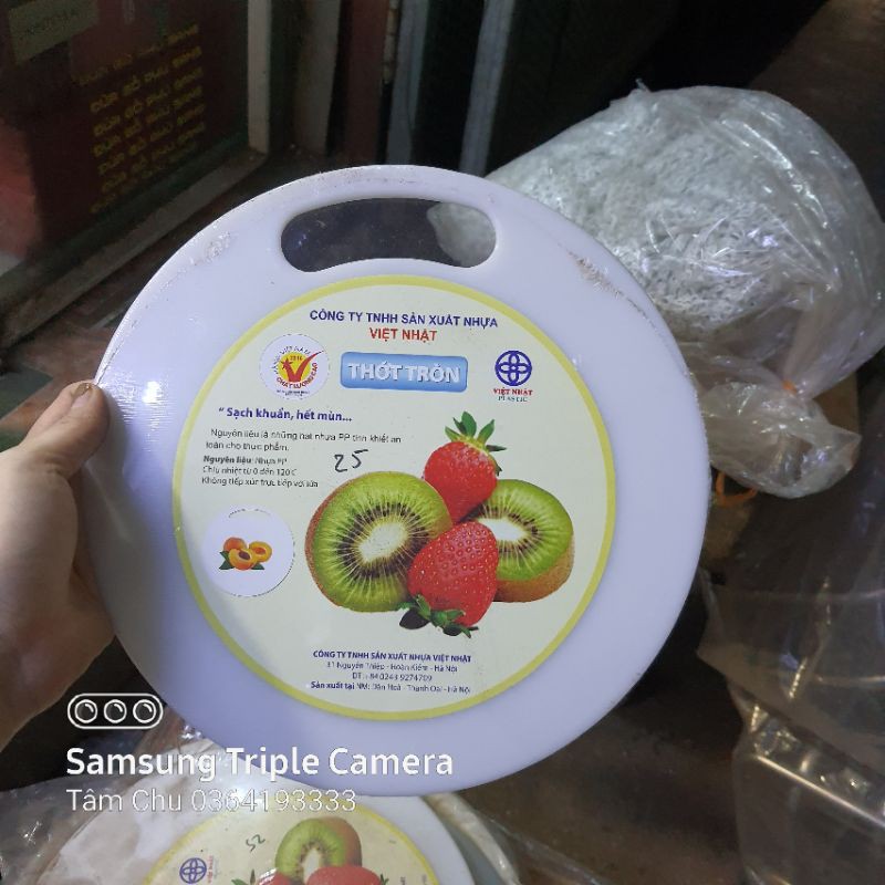 Thớt nhựa tròn Việt Nhật