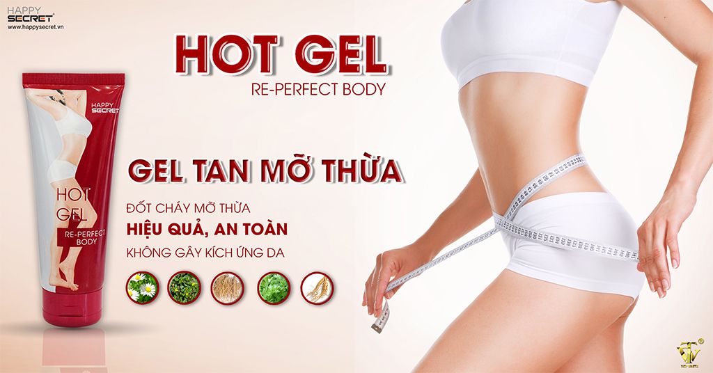 [HCM]GEL TAN MỠ HOT GEL RE-PERFECT BODY