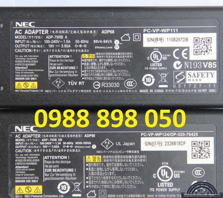Sạc laptop máy tính NEC 19V 3.95A