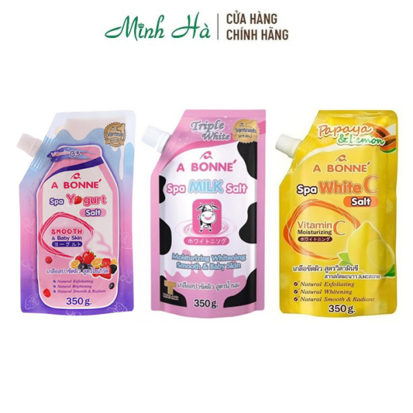 Muối tắm sữa bò Thái Lan A Bonne Spa Milk Salt 350g nhập khẩu