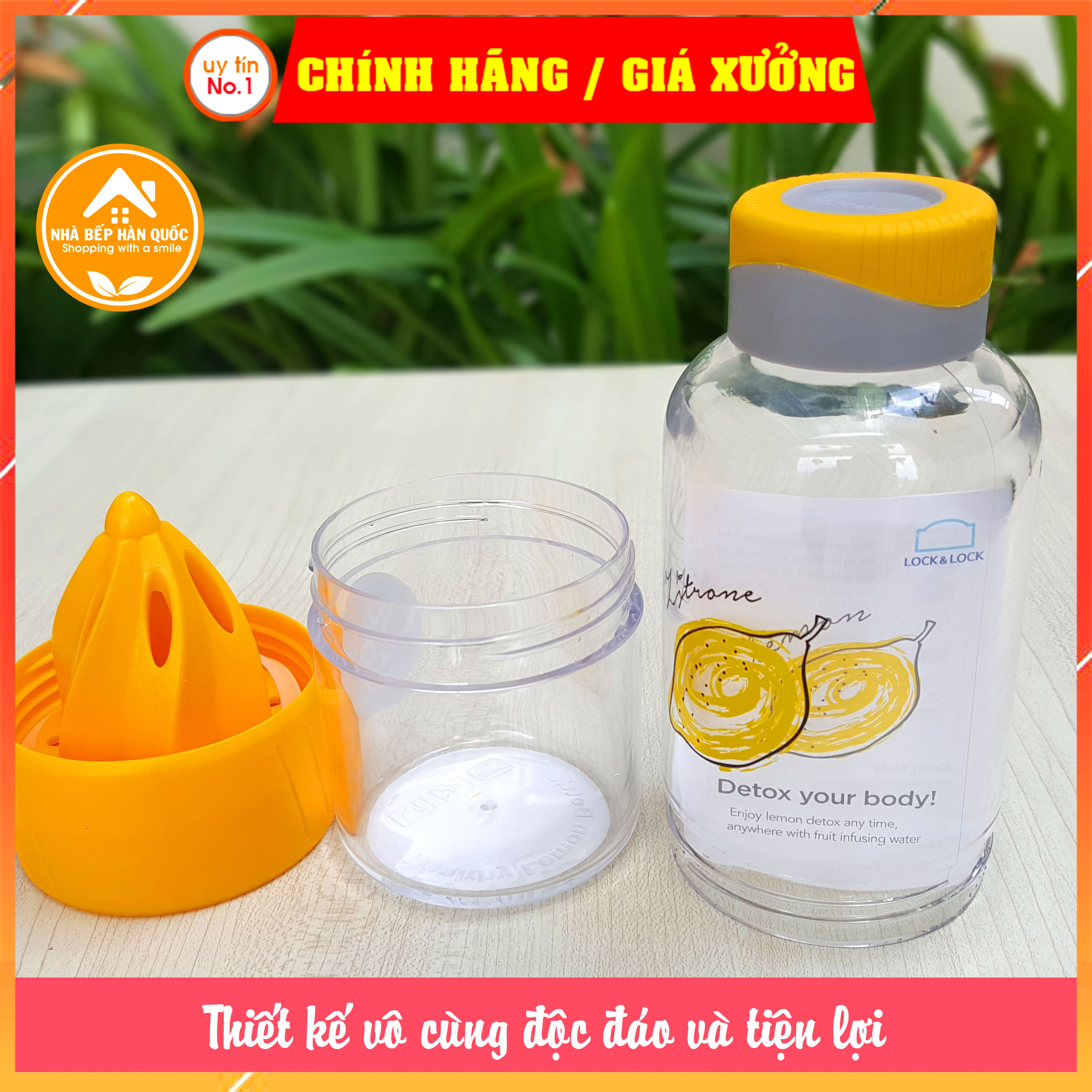 Bình nước, bình đựng nước Lock&Lock dung tích 520ml ABF659 [Chính hãng]