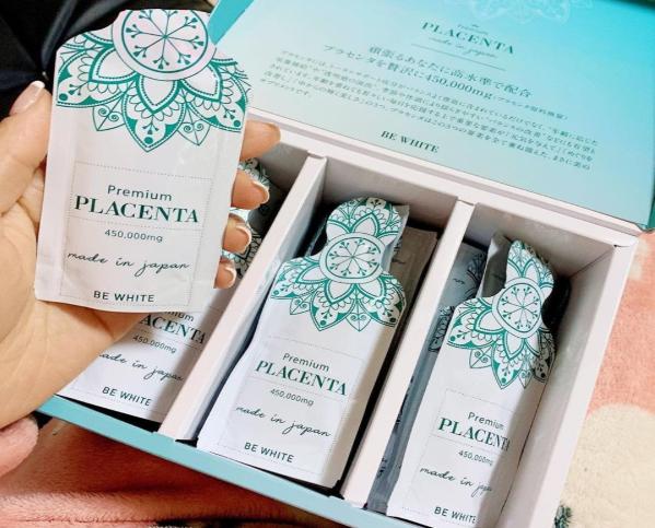 NHAU THAI NGỰA ĐUA BEWHITE PLACENTA 450000MG