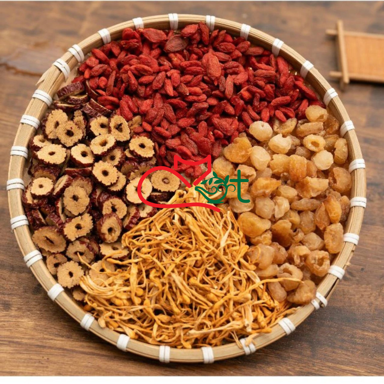 Trà Đông Trùng Hạ Thảo Ngũ Vị Thảo Mộc Đẹp Mịn Da Bồi Bổ Sức Khỏe - Combo 05 gói ngũ vị 20gram