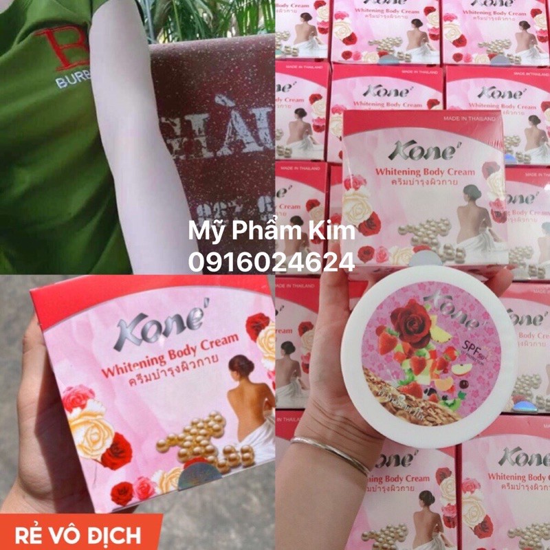 Kem Body Kone Thái Lan Chính Hãng siêu trắng 7 ngày