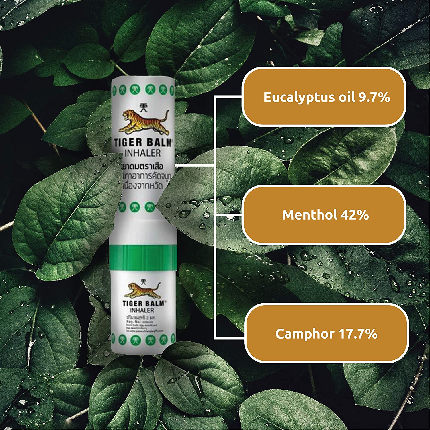 Hít Thông Mũi 2 Đầu Tiger Balm Inhaler Thái Lan