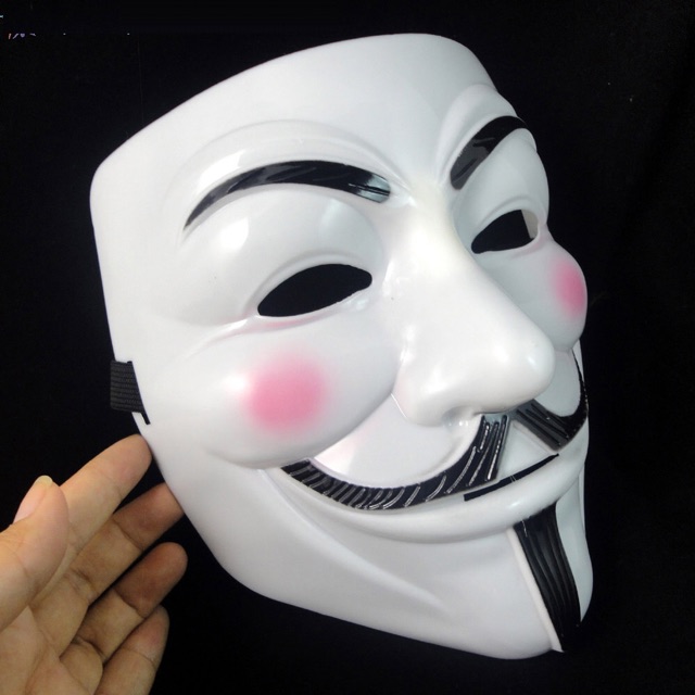 Mặt nạ hacker có đèn hoá trang cosplay
