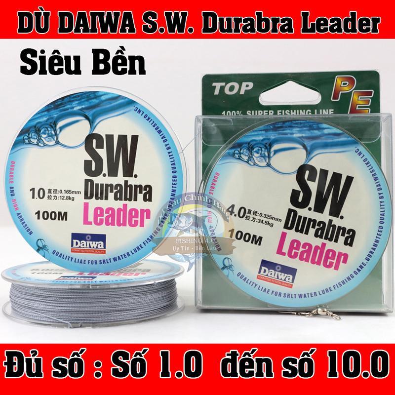 Dây dù siêu bền DAIWA SW durabra Leader 100m đủ số từ 1 đến 10