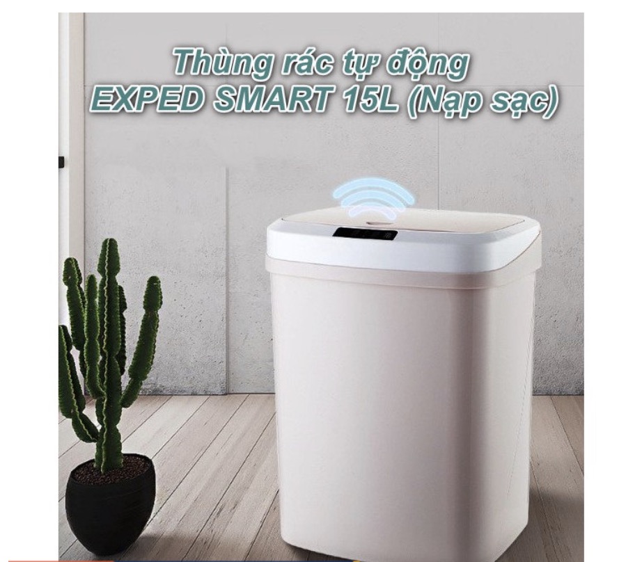 Euro quality thùng rác tự động exped smart 15l