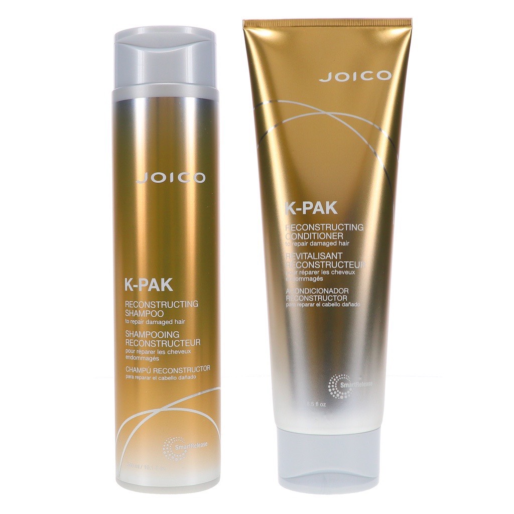 Cặp gội xả phục hồi tóc hư tổn Joico K-Pak Reconstructing 1000mlx2