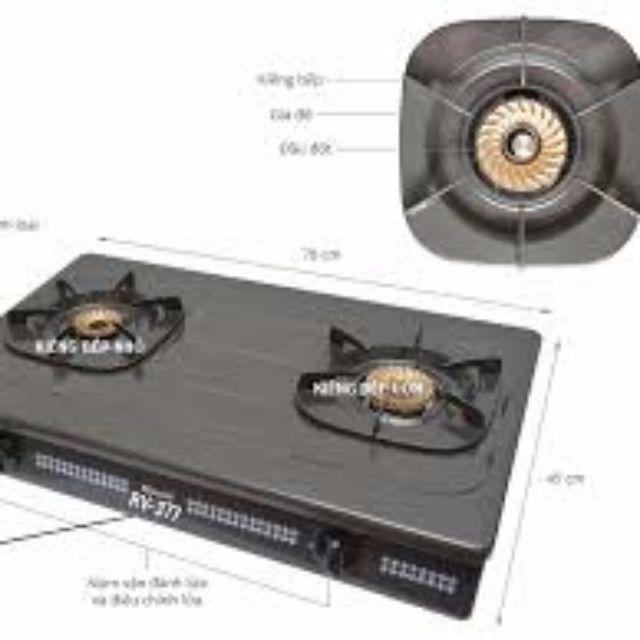 2 Kiềng vuông bếp ga dương Rinnai