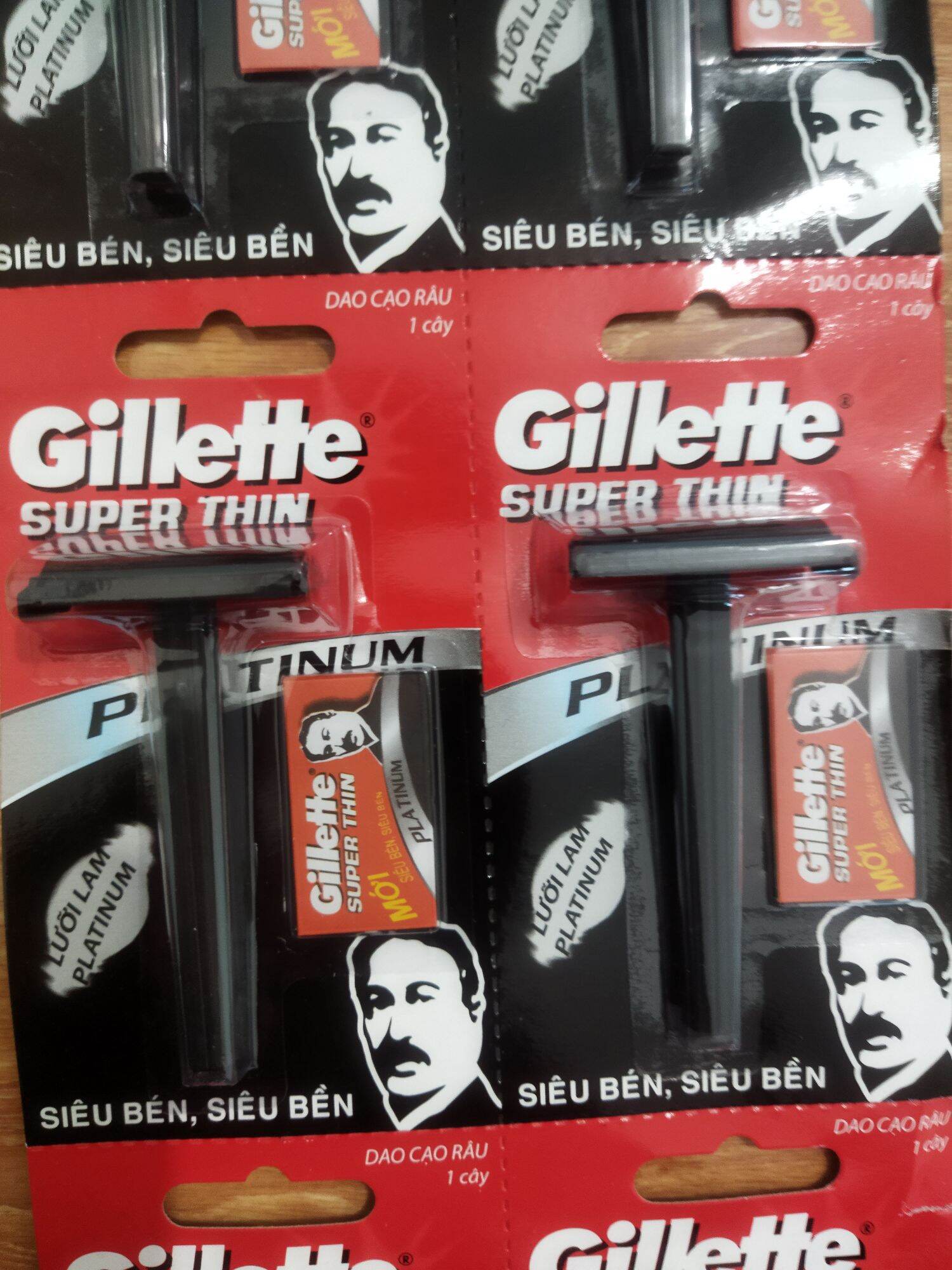 dao cạo râu gillette 1 vỉ ( 6cây)