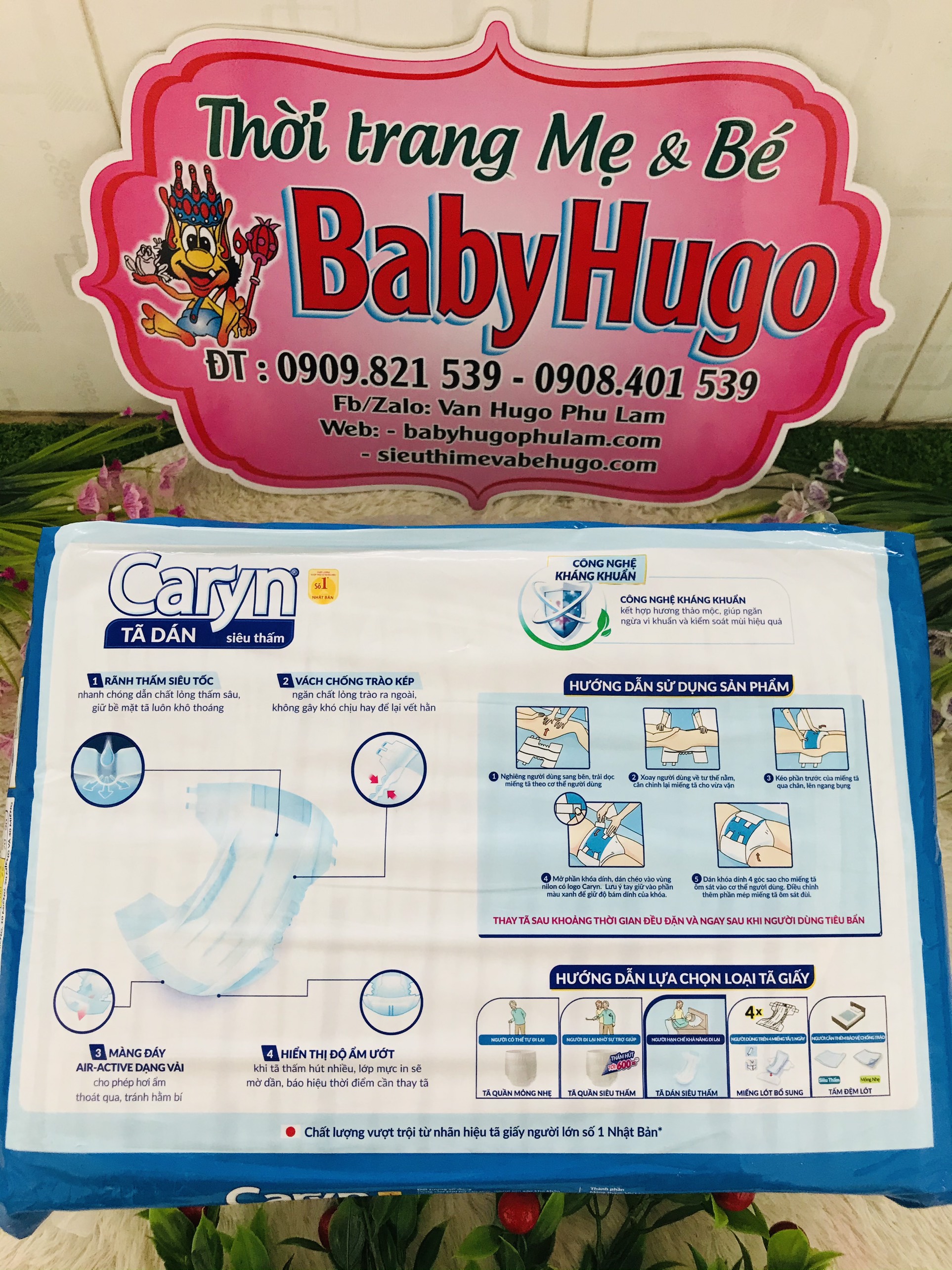 Tã Dán Người Lớn Caryn L 20 Miếng