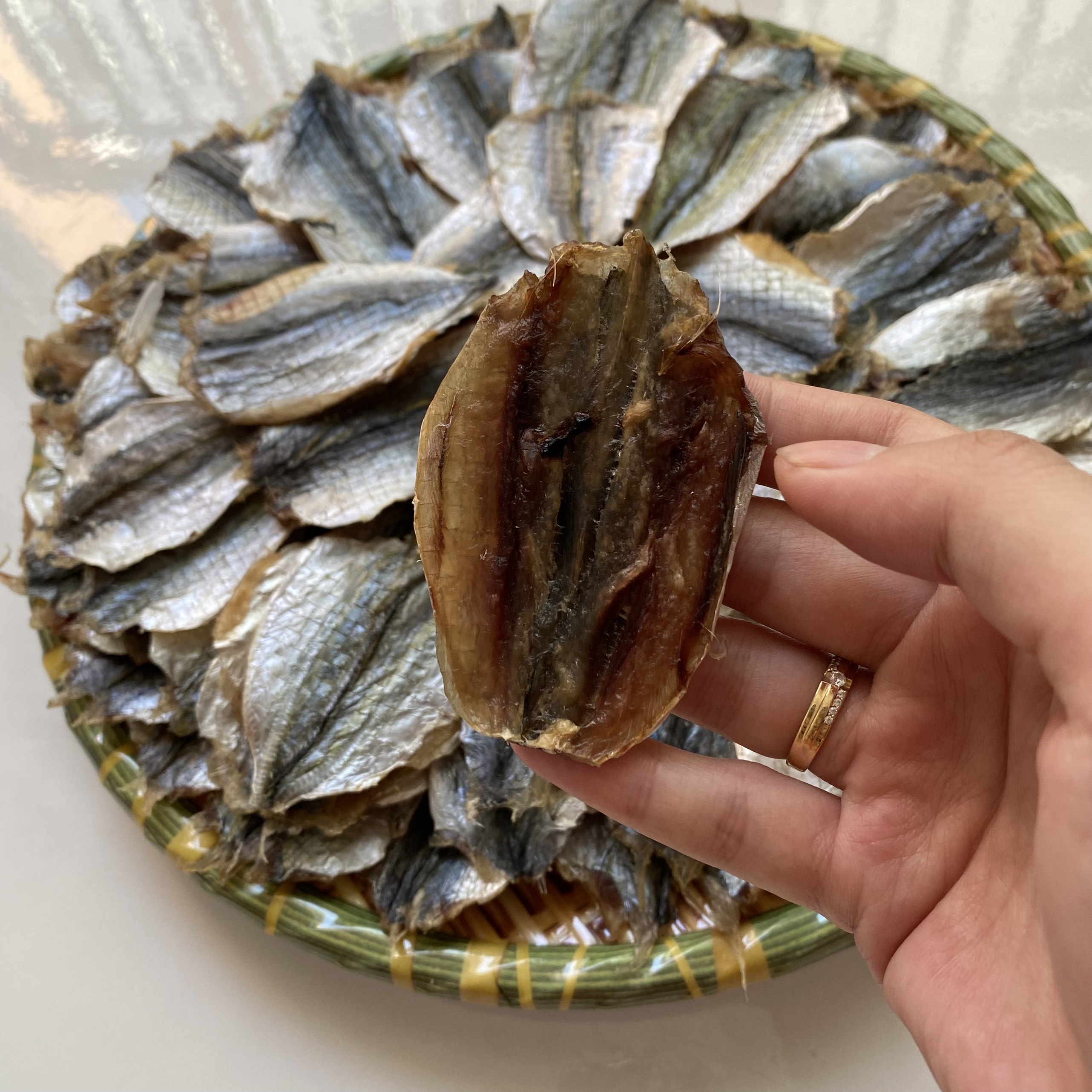 Cá ngân khô (cá chỉ vàng) 1 gói 500g - Đặc sản Phan Rang